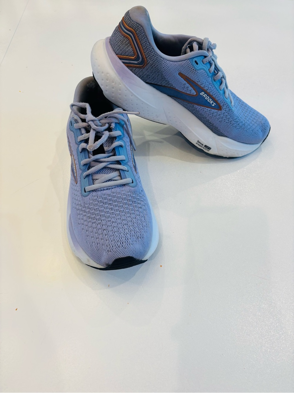 Brooks Glycerin 21 Light Purple and Gray Women's Running Shoes size 9.5 - Picture 6 of 11